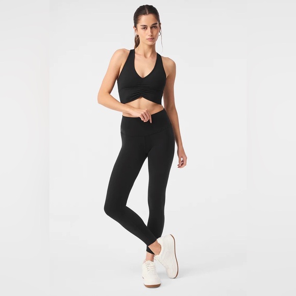 Alo 7/8 High-Waist Airbrush Legging Small Black - Picture 8 of 12